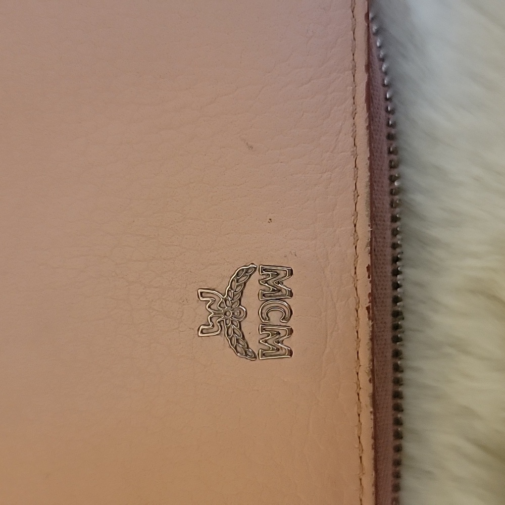MCM Blush Pink Leather Wallet - Picture 3 of 10
